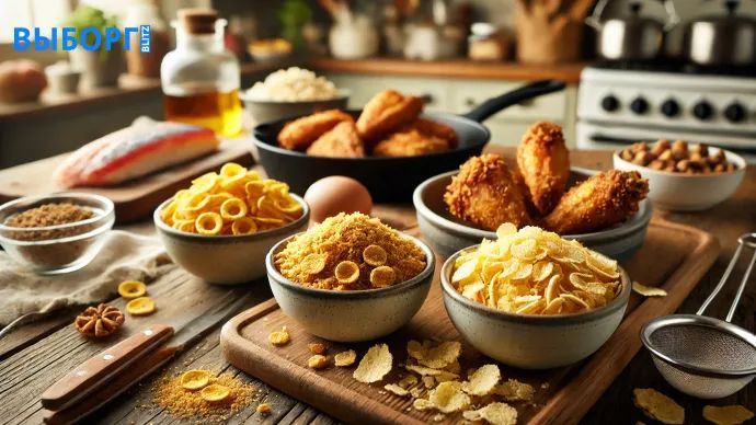 Забудьте о панировочных сухарях! Эти продукты справятся не хуже и есть у каждой выборжанки