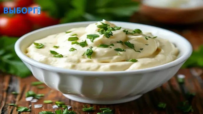 Вкусный постный майонез по-выборгски: без молока и яиц