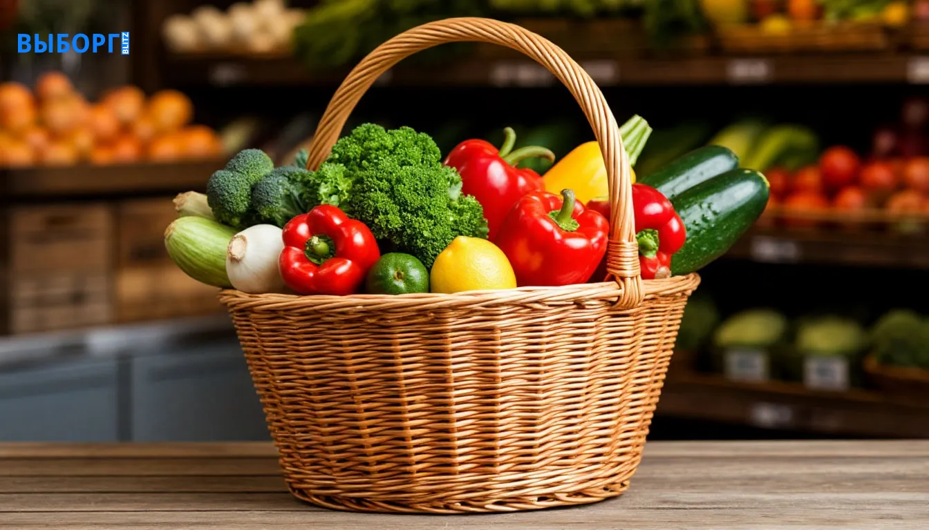 Корзина с продуктами