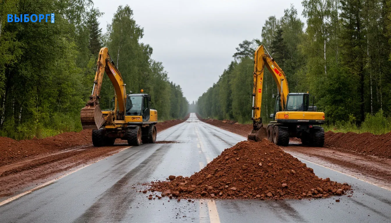 Ремонт дороги