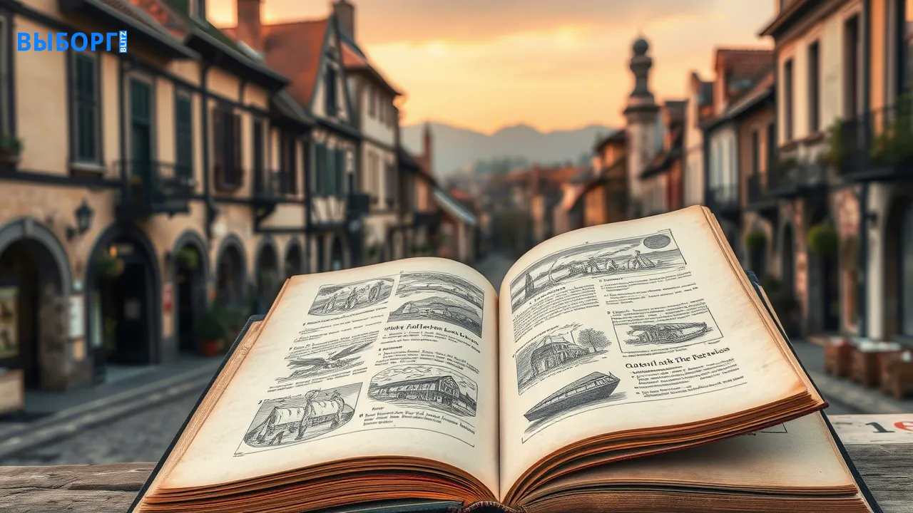 Открытая книга, город
