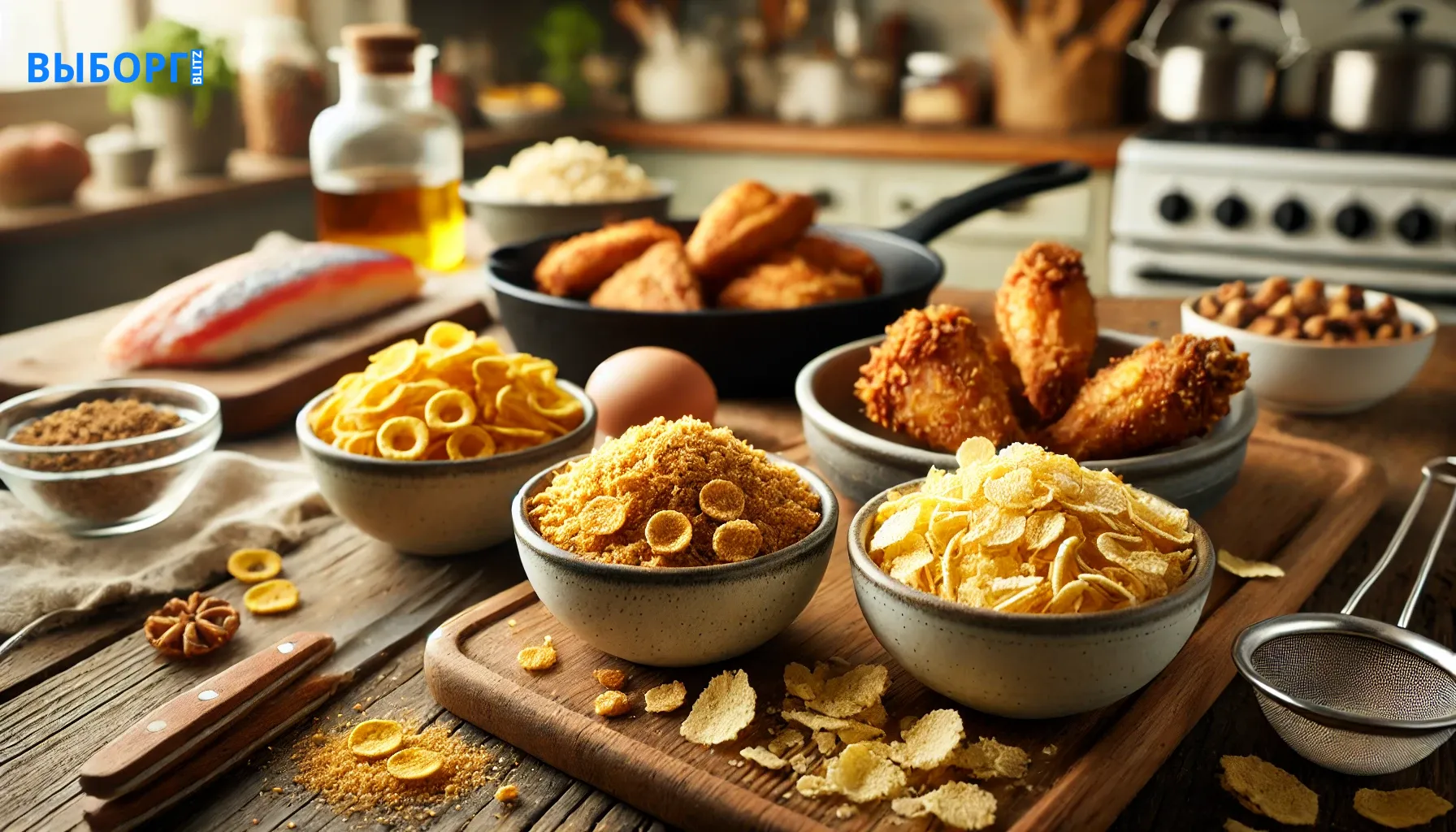 Забудьте о панировочных сухарях! Эти продукты справятся не хуже и есть у каждой выборжанки