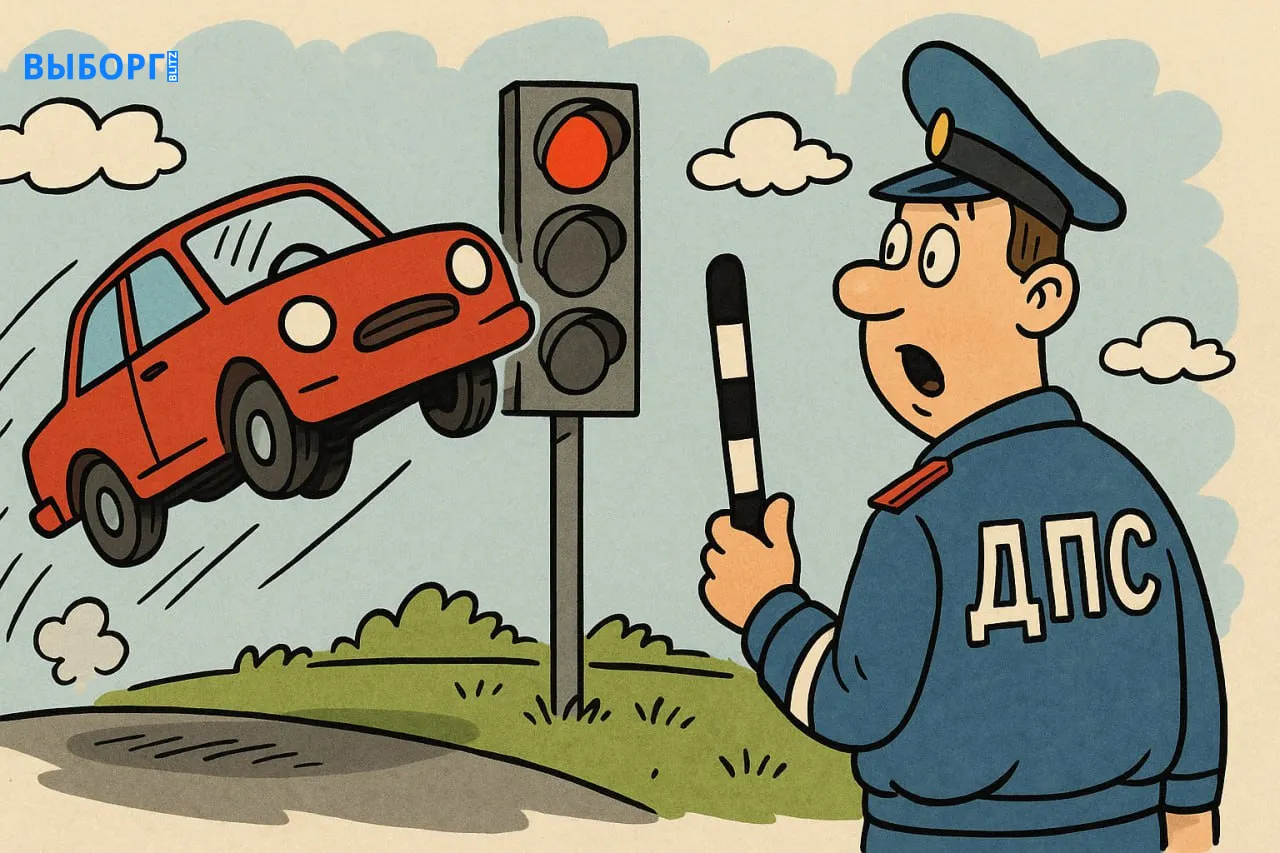 Автомобиль, ГАИ, карикатура